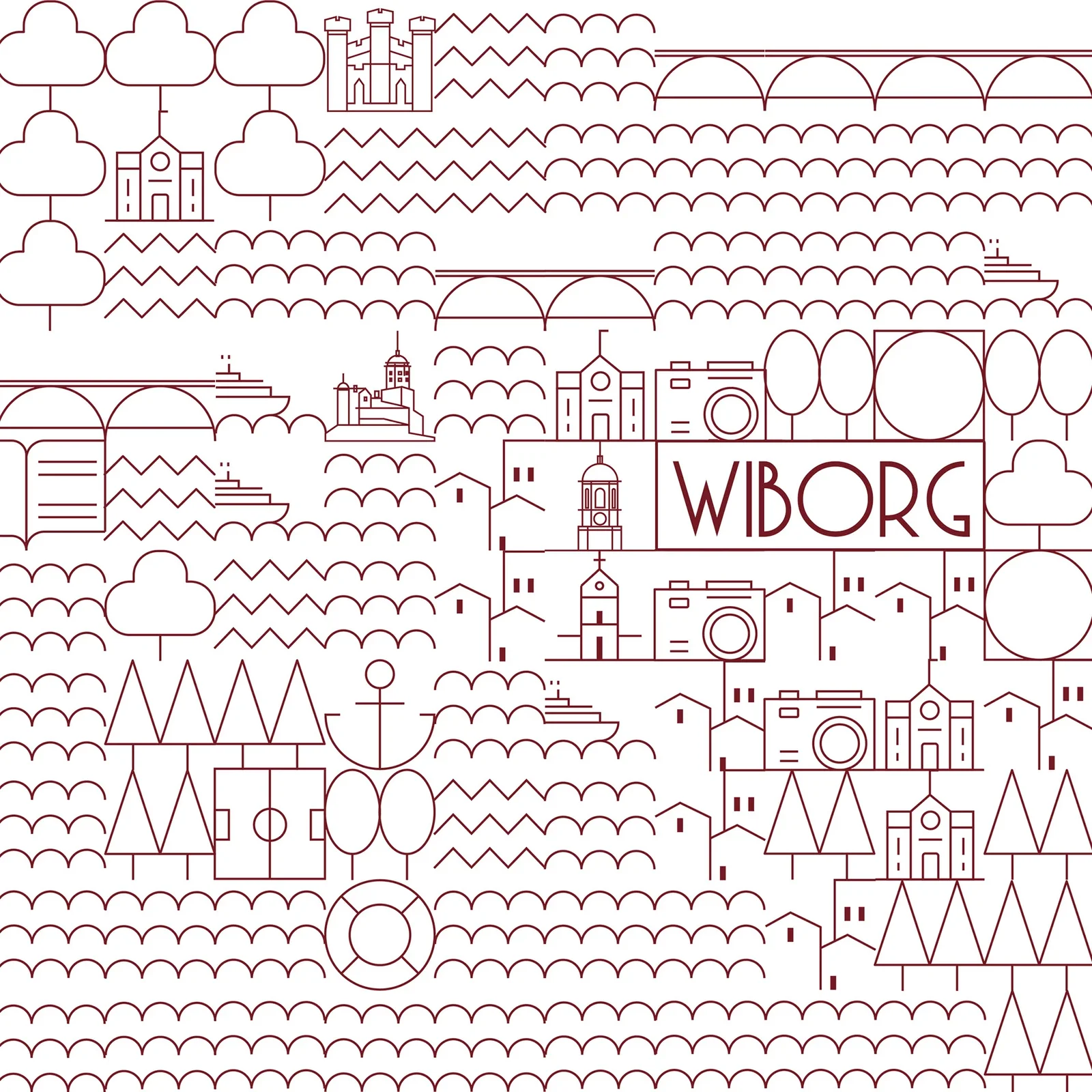 Vyborg City Branding Identity