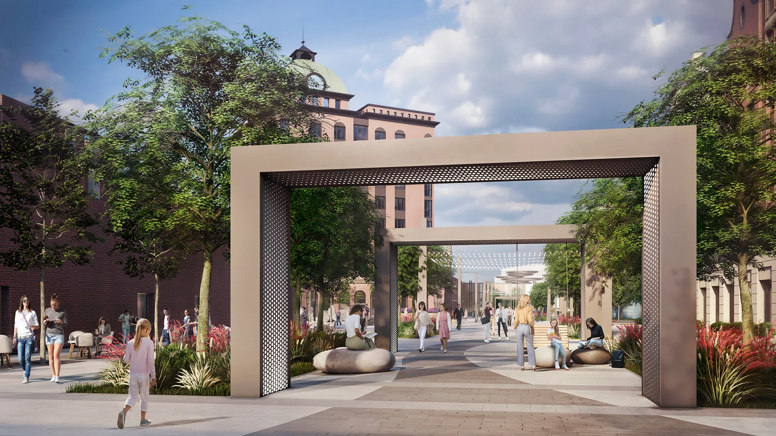 Residential Complex Landscaping